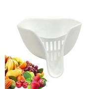 Food Draining Basket, Colander for Food, Silicone, Vegetable Filter, Fruit Filter Basket for Potatoes, Beans, Fruits, Over the Sink