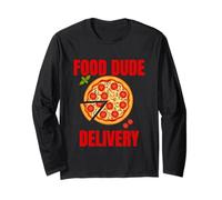 Food Dude Delivery Dashing Dasher Bringing Out the Eats Long Sleeve T-Shirt
