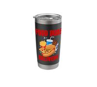 Food Dude Delivery Dashing Dasher Bringing Out the Eats Stainless Steel Insulated Tumbler