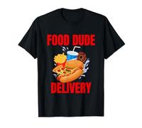 Food Dude Delivery Dashing Dasher Bringing Out the Eats T-Shirt