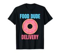 Food Dude Delivery Dashing with Donuts T-Shirt