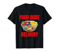 Food Dude Delivery Dashing with Fruit Bowl T-Shirt