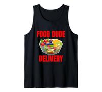 Food Dude Delivery Dashing with Fruit Bowl Tank Top
