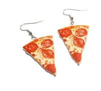 Food Earrings Bread Poached Eggs French Fries Meat Acrylic EarringsI nteresting Earring Accessories Suitable For Dating Queuing Up And Shopping For Women, Acrylic, No Gemstone