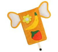 Food Edition Dog Toy Foldable Plush Activity Companion | Dog chew toy with treat dispenser for small and medium animals indoors outdoor garden living room balcony backyard