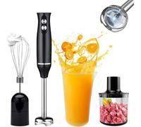 Food Electric Hand Blender, 2 Speed 4-In-1 Stick Blender 500W, Detachable Blending Leg for Easy Cleaning, Stainless Steel Blades, Suitable for Making Baby Food, Soups, Sauce
