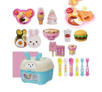 Food Feeding Toy - Early Education Pretend Play Set, Interactive Playset | Learning Fun Role Play Little Girls Kids Birthday Home Nursery Kindergarten Classroom Daycare Center
