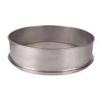 Food Filter 1PCS Diameter 30CM Height 10CM SUS All Stainless Steel Sieve for Electric Vibrating Machine Optional Mesh Kitchen Sieve(10 MESH)
