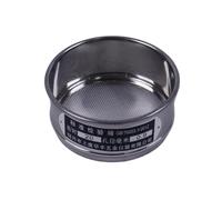 Food Filter 1pcs Lab 12-200 Mesh Stainless Steel Standard Test Sieve Dia 10cm Sampling Flour with Double-Layer Punching Frame Kitchen Sieve(18mesh (1mm))