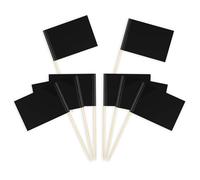 Food Flags,Food Labels for Buffet,100pcs Blank Toothpick Flags,Cocktail Sticks,Food Flags for Buffets to Write On,Party Food Labels,Cheese Markers,Small Mini Flags On Sticks Party Supplies,Black