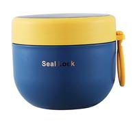 Food Flask 20 Oz Insulated Soup Flasks Stainless Steel Hot Food Flask with Folding Spork Breakfast Pots with Lid on the Go Food Containers for Yogurt Cereal Porridge Soup Containers Breakfast Pots