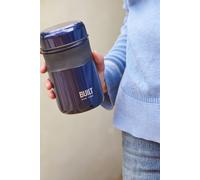 Food Flask, Double Walled Stainless Steel Insulated Midnight Blue Flask, 490ml, 9x15.5cm BUILT New York Midnight One Size