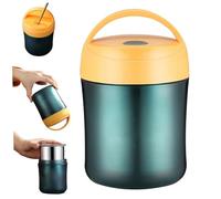Food Flasks for Hot Food 500ml Stainless Steel Soup Flask Leak-Proof Insulated Food Container Detachable Thermal Food Jar with Handle for Kid Adult Work School,Soup Flask