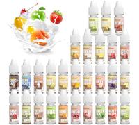 Food Flavoring Oil, 28 Flavors Candy Flavoring, Concentrate Imitation Flavor Extract for Baking, Lip Gloss, Drinks, Cooking, Soap - Water & Oil Soluble - .25 Fl Oz (6 ml) Bottles