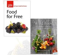 Food For Free and Wild Food A Complete Guide for Foragers [Hardcover] 2 Books Bundle Collection With Gift Journal