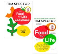 Food for Life and The Food for Life Cookbook 2 Books Collection Set by Tim Spector