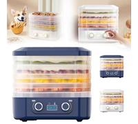 Food Freeze Dryer Machine for Home, New Digital Freeze Dryer, Multi-Layer Fruit Freeze Dryer, Adjustable Temperature Meat Freeze Dryer, Compact Food Dehydrator for Home Kitchen (Blue)