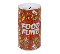 Food Fund Sweets Treats Decorative Tin Money Box with Lid