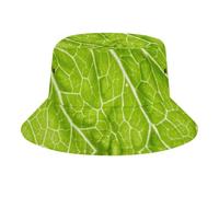 Food Golden Corn Bucket Hats Unisex Washed Cotton Lightweight Outdoor Summer Beach Sun Hats Men Women Bucket Hat for Travel, Lettuce, One Size