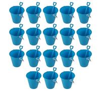 Food Grade Buckets & Spades - Party Food/Favours - Blue - Set of 18