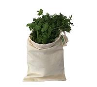 Food Grade Bulk Storage Bags - 6 Pack, XL Size, 100% Organic Cotton Drawstring Closure - Reusable, Washable, All-Natural Muslin Produce Flour Sack Cloth Bags for Grains (6 X-Large” 14”x18”)