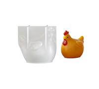 Food Grade Chicken Mold for Holiday Decor Crafting Chocolate Soap Making Flexible Chicken Shape Making Mold Multipurpose Silicone Tool for Crafting Soap Chocolate Easy to Use