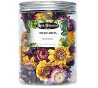 Food Grade Dried Mixed Flowers | 50+ Flowers | 100% Natural Edible | Cocktail Toppers Flowers | For Garnishing Cocktails, Cake Decoration, Tea Infusions | 50 Grams | PET Jar | Drink Botanicals Ireland