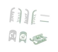 Food Grade Elastomer Christmas Ski Bridge Cast for Crafting and Holiday Garnishes Christmas Silicone Cast