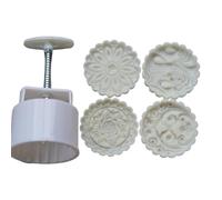 Food Grade Hand Pressure Mould MidAutumn Festival Moon Cake Molds Baking Tool