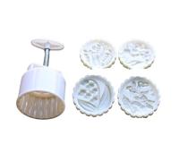 Food Grade Hand Pressure Mould MidAutumn Festival Moon Cake Molds Baking Tool