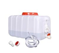 Food-Grade HDPE Water Storage Tank | 25L-200L Capacity Emergency Water Storage Tank | Heavy-Duty & Leak-Proof Plastic Water Tank | Multi-Purpose For Home, Farm, Outdoor Portable Camping Wate(Size:80L)