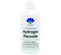 Food Grade Hydrogen Peroxide - Purest Grade 3% - 250ml - Unstabilized and Additive Free - 10 Vols