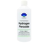 Food Grade Hydrogen Peroxide - Purest Grade 3% - 500ml - Unstabilized and Additive Free - 10 Vols