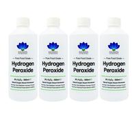 Food Grade Hydrogen Peroxide - Purest Grade 9% - 2 Litres (4 x 500ml)