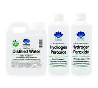 Food Grade Hydrogen Peroxide Starter Pack - 3% & 12% H2O2, Additive-Free, UK Made, Includes Pipettes & Information Booklet