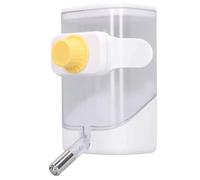 【Food Grade Material】The Water Dispenser Is Crafted From Food-grade Plastic, Ensuring Safety for Your pets. It Is, odor-, Reusable, and Built to (White)