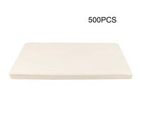 Food Grade Non Stick Baking Paper 500Pcs Double Sided Oil Proof Silicone Baking Mat for Cake Bread Pastry BBQ and Steaming 20x30cm White