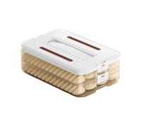 Food Grade PP Clear Container for Iced Dumplings Freezer Storage Refrigerator Safe Stackable Fridge Storage Box
