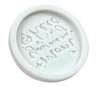 Food Grade Round Baking Cake Embosser Flexible Cake Decorations Baking Molds for Soap and Craft Cookie Making Stamp Practical Embossed Decors Molds