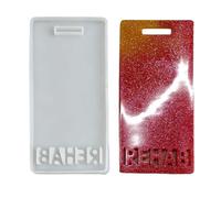 Food Grade Silicone Badges for Customes Work Pass Student Card and Personalize Name Label Making