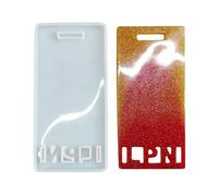 Food Grade Silicone Badges for Customes Work Pass Student Card and Personalize Name Label Making