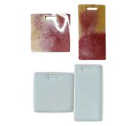 Food Grade Silicone Badges for Customes Work Pass Student Card and Personalize Name Label Making Multipurpose Symbol