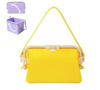 Food-Grade Silicone Beach Bag,Women Summer Foldable Handbag | Waterproof Purse Crossbody Bag That Floats,Leakproof Floating Tote,Washable Self-Standing Reusable Beach Travel Shoulder Bags