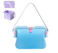 Food-Grade Silicone Beach Bag,Women Summer Foldable Handbag | Waterproof Purse Crossbody Bag That Floats,Leakproof Floating Tote,Washable Self-Standing Reusable Beach Travel Shoulder Bags