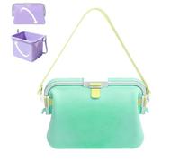 Food-Grade Silicone Beach Bag,Women Summer Foldable Handbag | Waterproof Purse Crossbody Bag That Floats,Leakproof Floating Tote,Washable Self-Standing Reusable Beach Travel Shoulder Bags