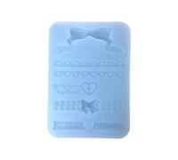 Food Grade Silicone Bowknot Lace Accessory Epoxy Mold for Resin Jewelry Making and Handmade Projects Reusable Lace Design Silicone Mold