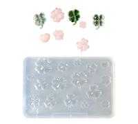 Food Grade Silicone Clovers Mold for Chocolate Candy Baking Jewelry Accessories Earring Pendant Dishwasher Safe Baking Tool