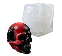 Food Grade Silicone Crow Skull Design for Creative Projects Skull Candle Mold