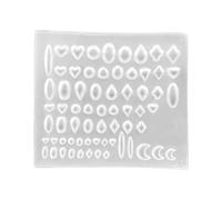 Food Grade Silicone Elegant Gemstones Nails Art Molds Crafting Suitable for Easy Demolding and Creating Sparkling Designs Nails Resin