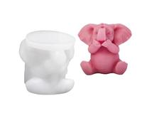 Food Grade Silicone Elephant Mold Texture Perfect for Decorations Crafting and Holiday Party Supplies Elephant Molds